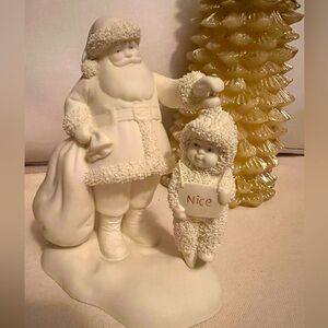 Dept 56 Snowbabies "He's Checking His List”